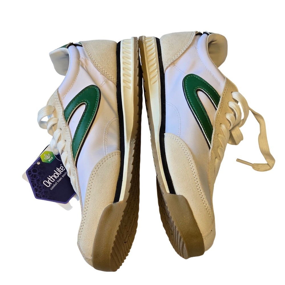 Tretorn Kristine Elite G Sneakers Women's Size 8 White Green Leather - Picture 9 of 10